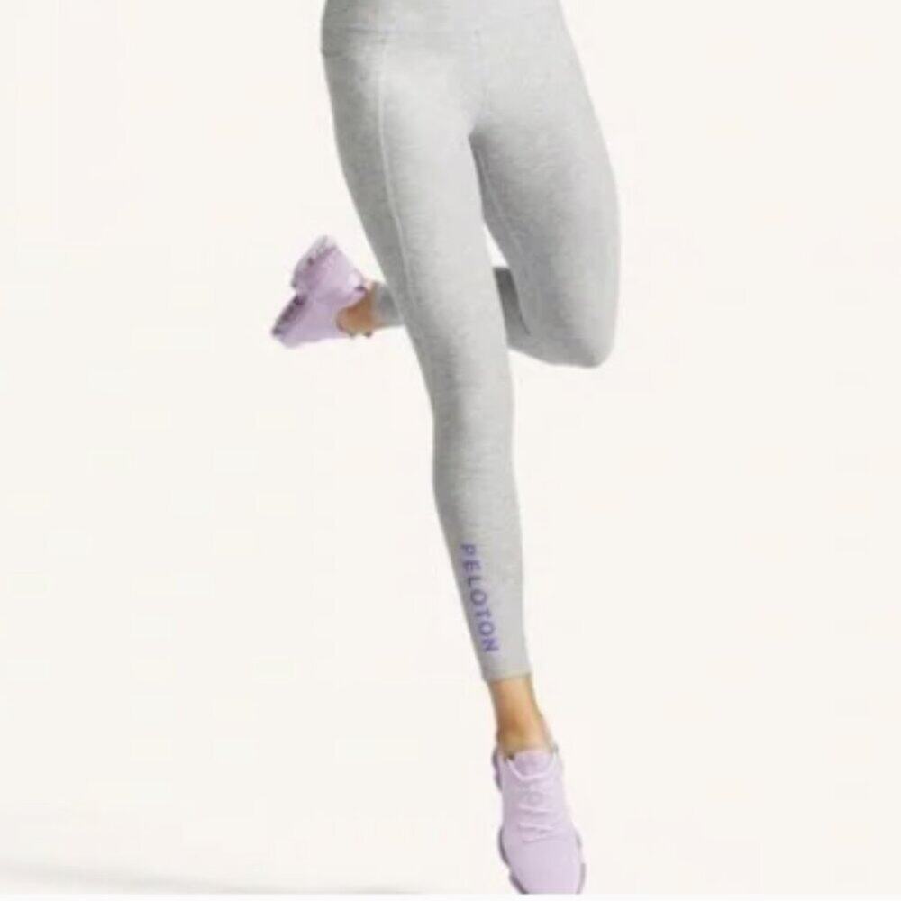 Beyond Yoga x Peloton Gray Ankle Length Leggings Women's Size Medium